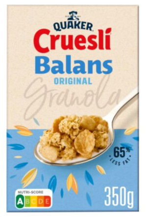 Enjoy BIG savings on Quaker Cruesli Balans Naturel (350g) HOLLAND . The  most effective products are available at the lowest prices and with  outstanding service